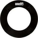 One80 - Knock-Down 4 Piece Dartboard Surround - Black
