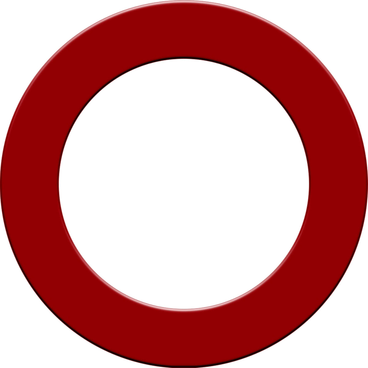 Dartboard Accessories - Mission - Dartboard Surrounds - Pro - Heavy Duty - Plain Red