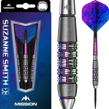 Mission - Suzanne Smith Darts - 90% Tungsten - 24g 26g -