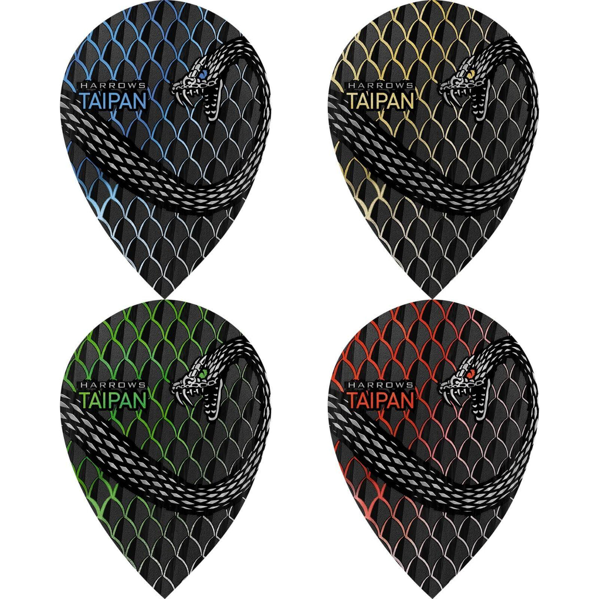 Harrows - Taipan - Pear Dart Flights -