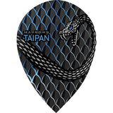 Harrows - Taipan - Pear Dart Flights - Blue