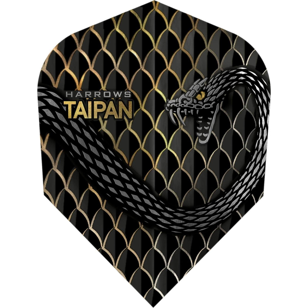 Dart Flights - Harrows - Taipan - Standard Dart Flights Gold