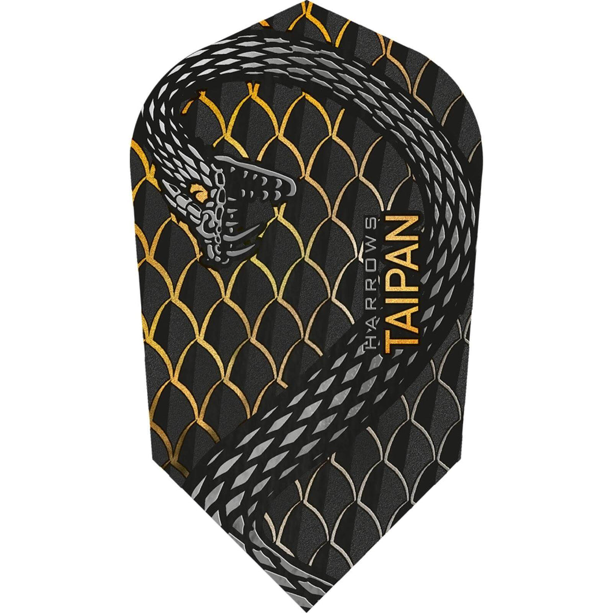 Dart Flights - Harrows - Taipan - Slim Dart Flights Gold
