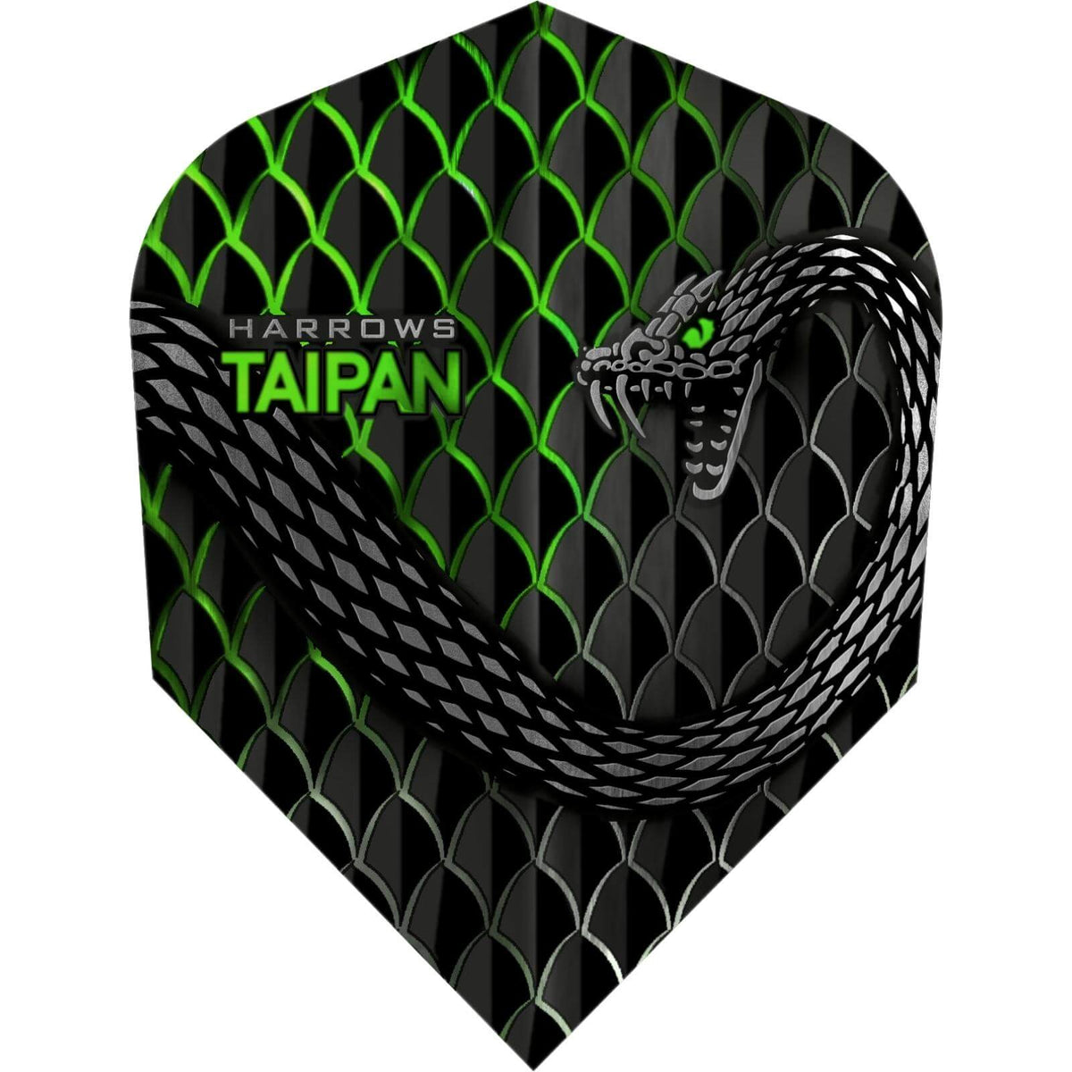 Dart Flights - Harrows - Taipan - Standard Dart Flights Green