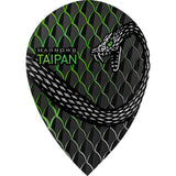 Harrows - Taipan - Pear Dart Flights - Green