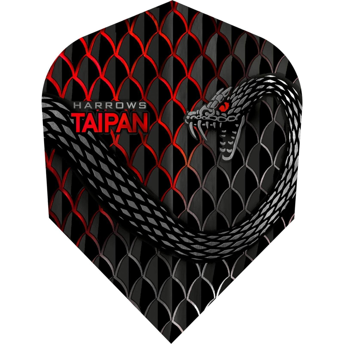 Dart Flights - Harrows - Taipan - Standard Dart Flights Red