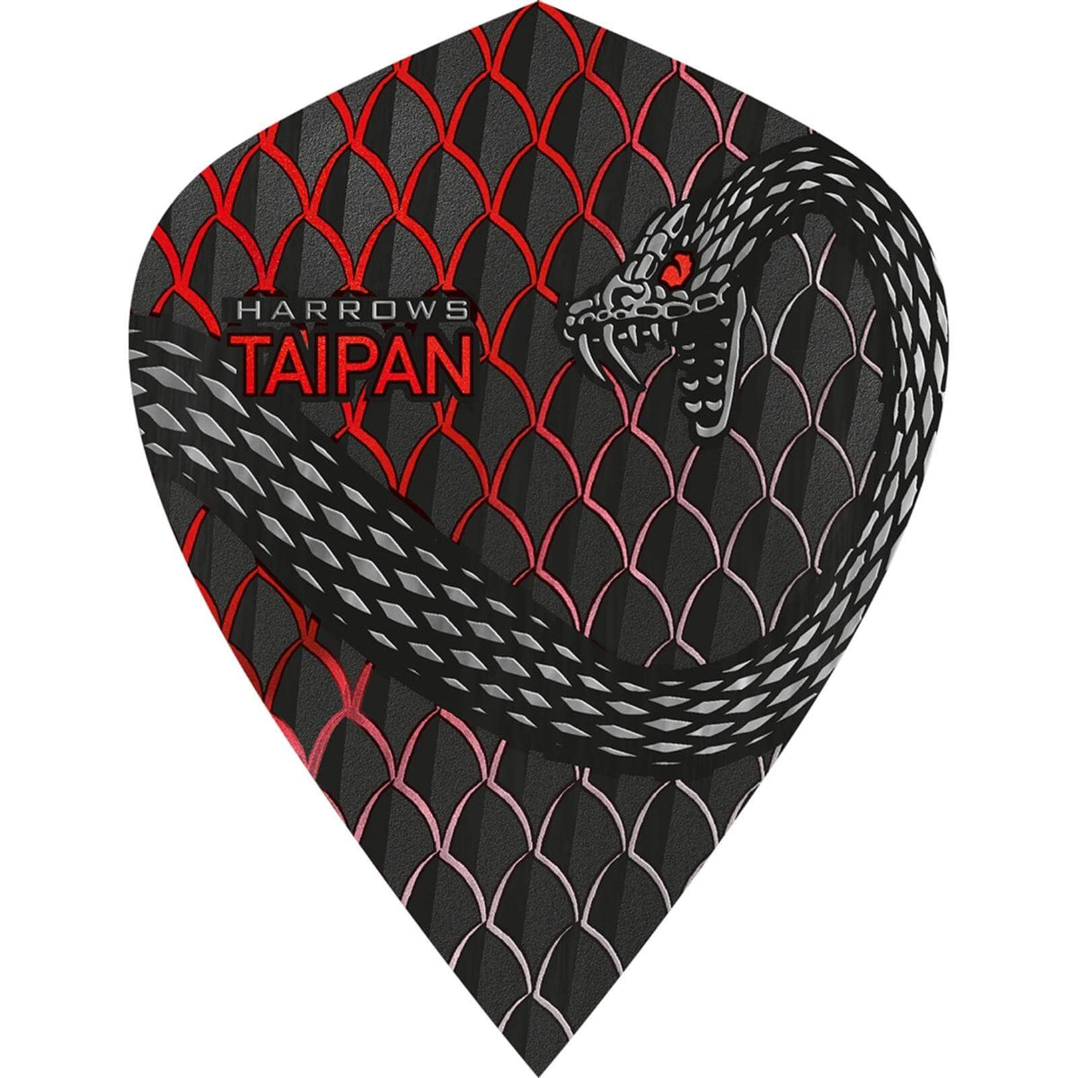 Dart Flights - Harrows - Taipan - Kite Dart Flights Red