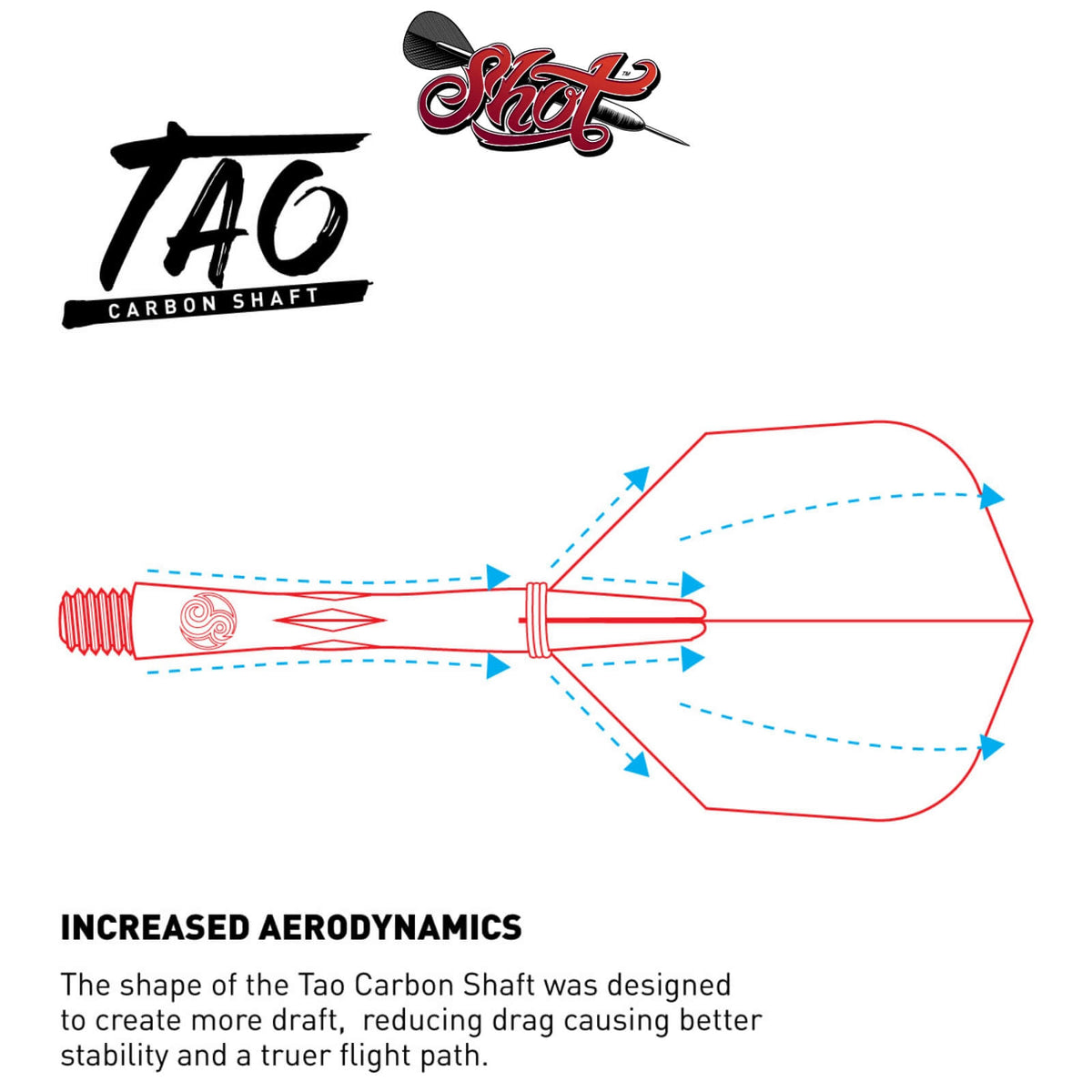 Dart Shafts - Shot - Tao Carbon Dart Shafts 