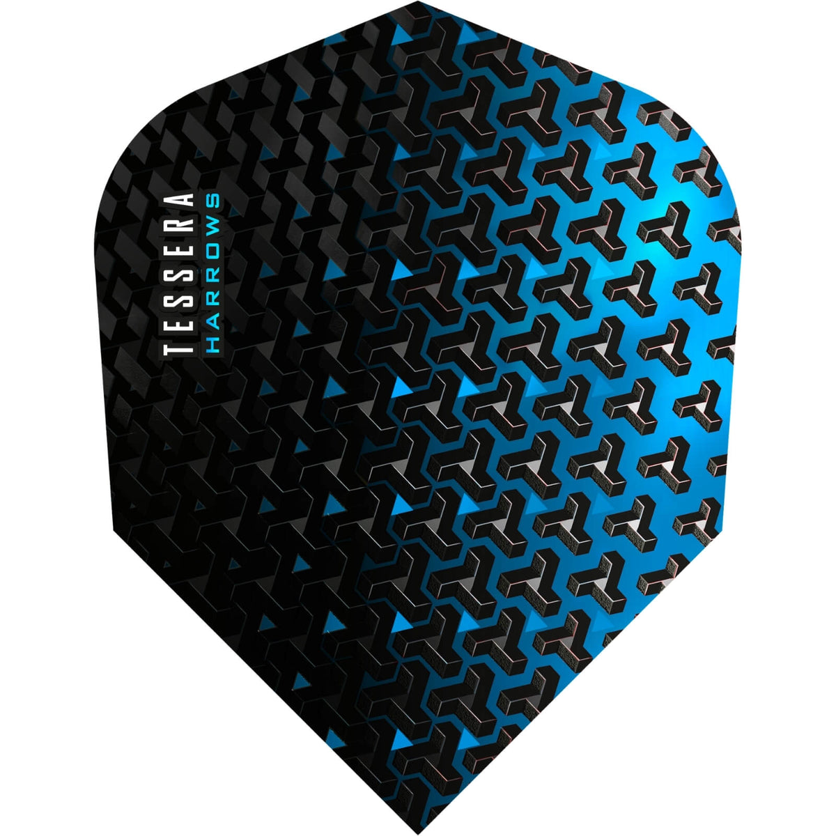 Dart Flights - Harrows - Tessera - Standard Dart Flights Blue