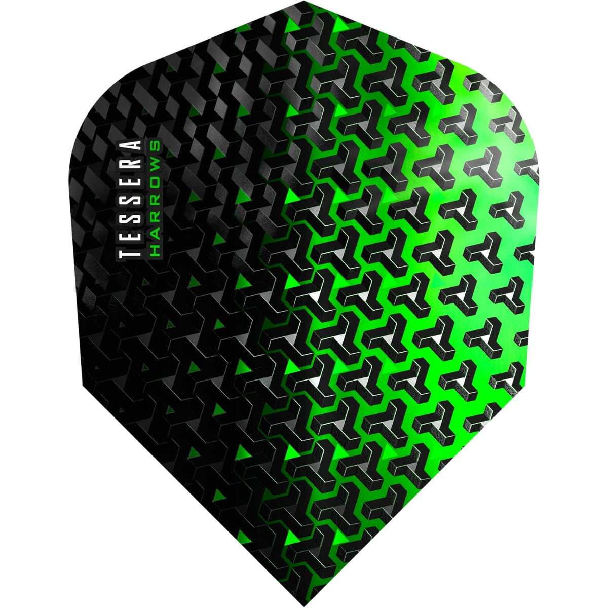 Dart Flights - Harrows - Tessera - Standard Dart Flights Green
