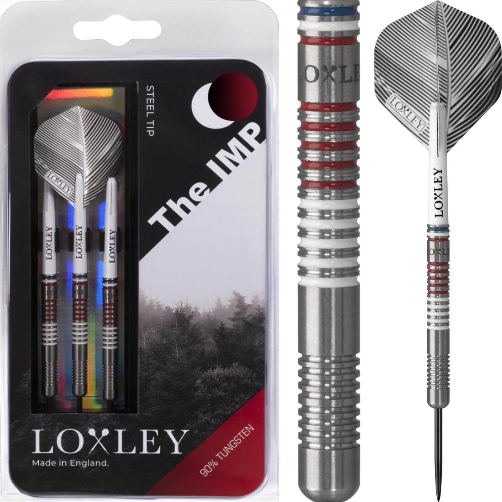 Darts - Loxley - The Imp Darts - Steel Tip - 90% Tungsten - 23g 