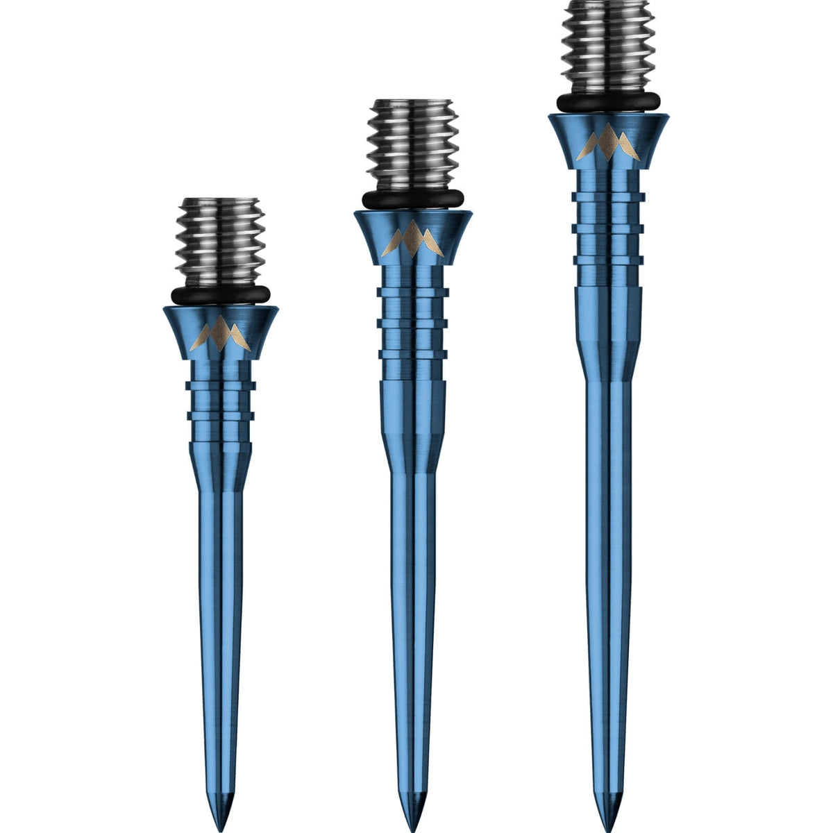 Point Accessories - Mission - Titan Pro Ti Conversion Points - Grooved - 26mm 30mm 34mm 26mm / Blue