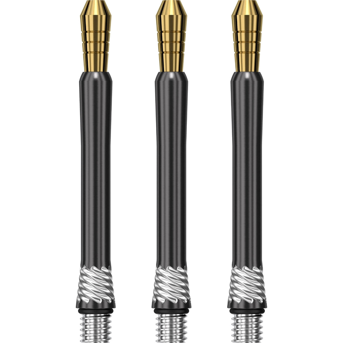 Dart Shafts - Target - Heli Ti Black - Titanium Dart Shafts Medium (46.7mm)