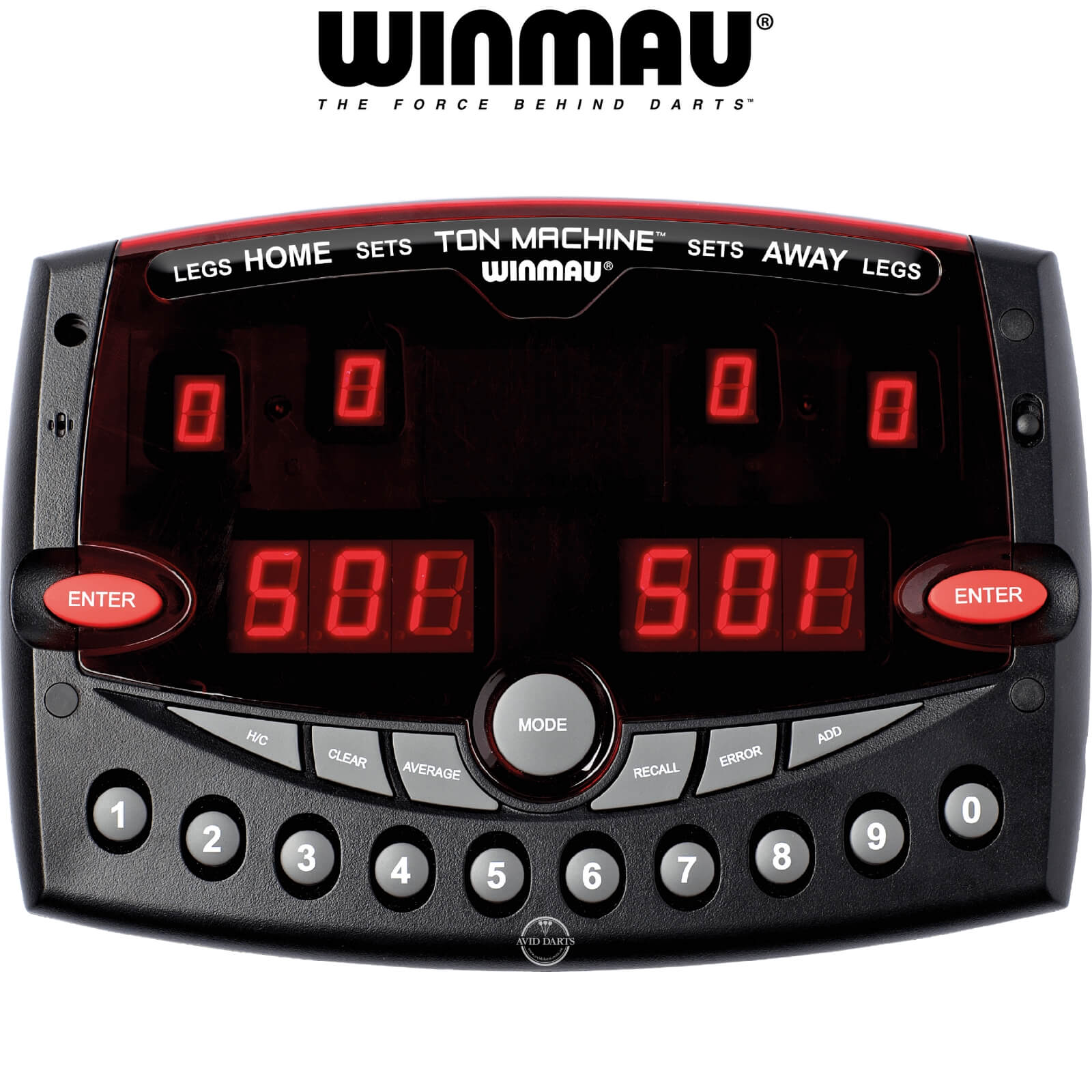 Training Accessories - Winmau - Ton Machine - Professional Electronic Darts Scorer 