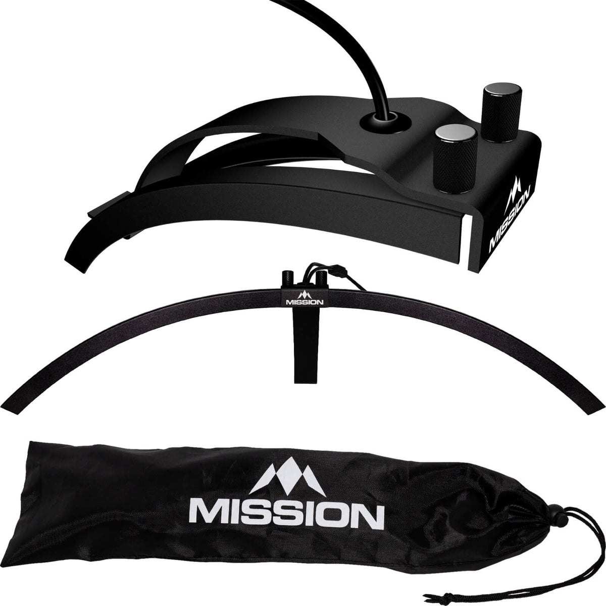 Dartboard Accessories - Mission - Torus 100 - Folding Portable LED Dartboard Light 