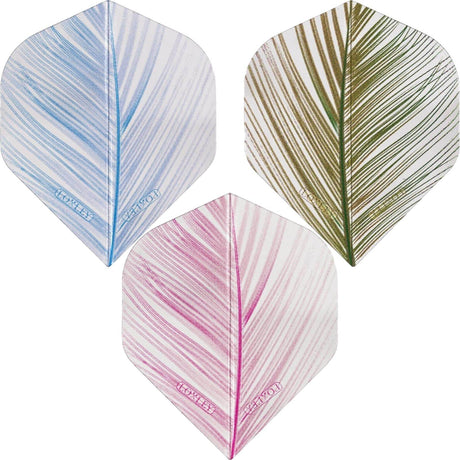 Loxley - Transparent Feather Print - Big Wing Dart Flights -