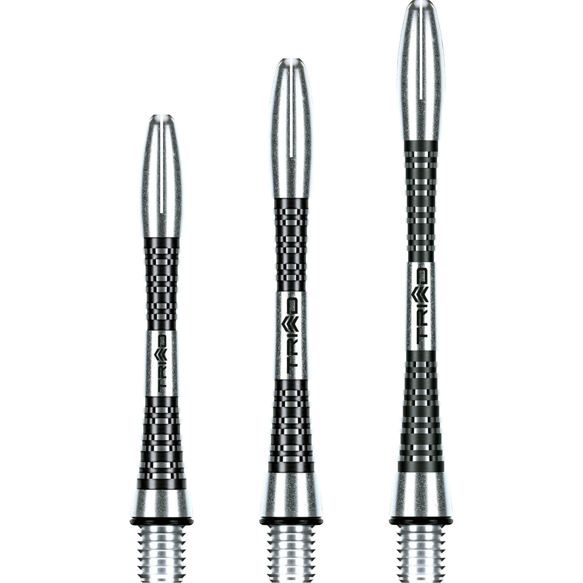 Dart Shafts - Winmau - Triad - Aluminium Dart Shafts Short (35mm) / Black
