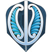 Shot - Tribal - Standard Dart Flights - Warrior Blue
