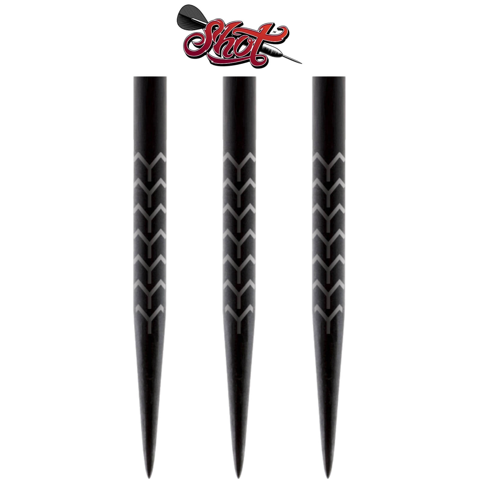Point Accessories - Shot - Tribal Weapon Black Ti Dart Points - 35mm 