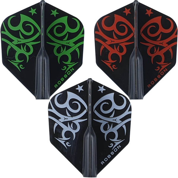 Robson Plus Tribe Big Wing Dart Flights For Sale Avid Darts Shop