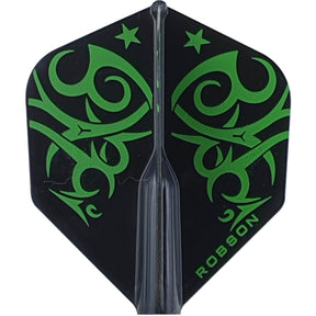 Robson - Plus Tribe - Big Wing Dart Flights - Green