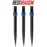 Red Dragon - Black Trident Dart Points - 32mm - Blue