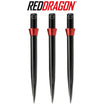 Red Dragon - Black Trident Dart Points - 32mm - Red