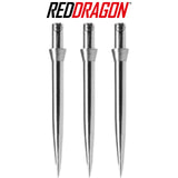 Red Dragon - Silver Trident Dart Points - 32mm - Silver