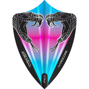 Red Dragon - Hardcore Peter Wright Twin Snake - Freestyle Dart Flights -