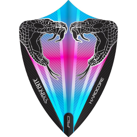 Red Dragon - Hardcore Peter Wright Twin Snake - Freestyle Dart Flights -