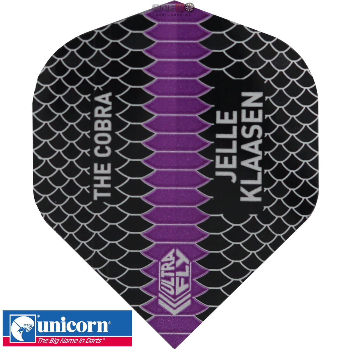Dart Flights - Unicorn - Ultrafly Pro Player - Big Wing Dart Flights Jelle Klaasen