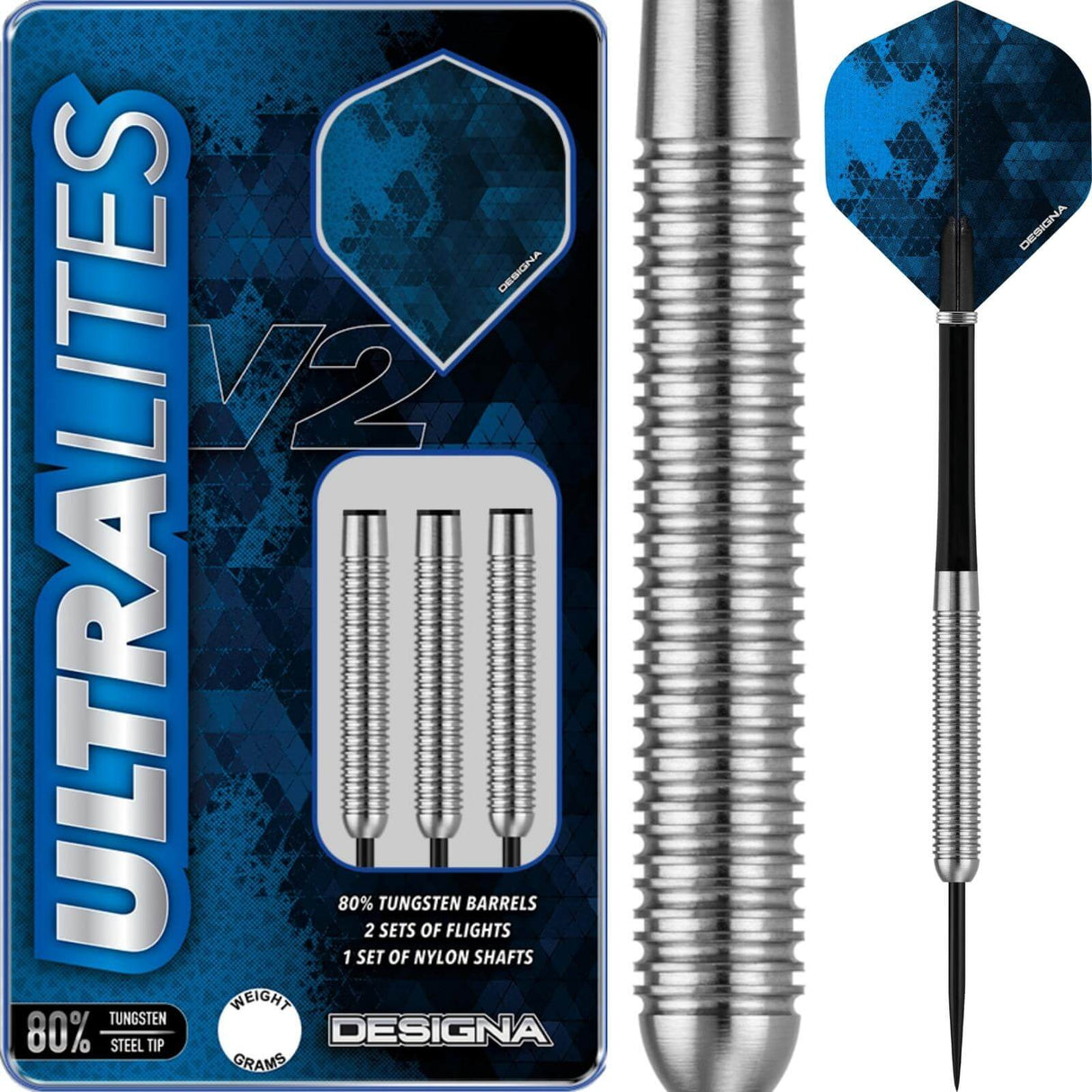 Designa - Ultralites V2 M3 Darts - 80% Tungsten - 15g 17g -