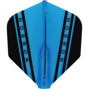 Robson - Plus V Series - Big Wing Dart Flights - Blue
