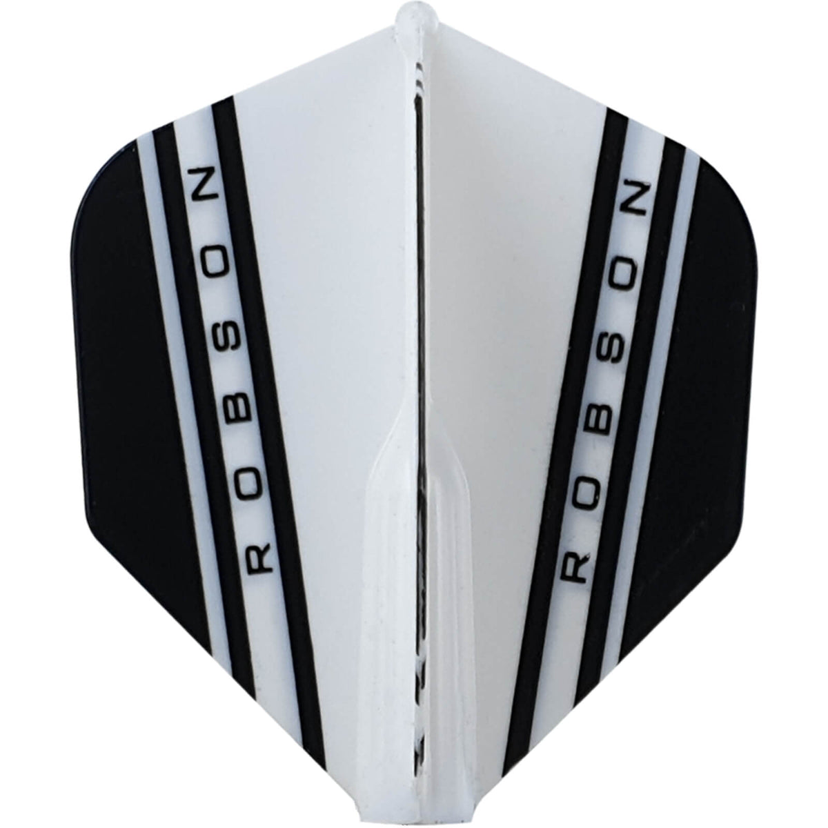 Dart Flights - Robson - Plus V Series - Big Wing Dart Flights White