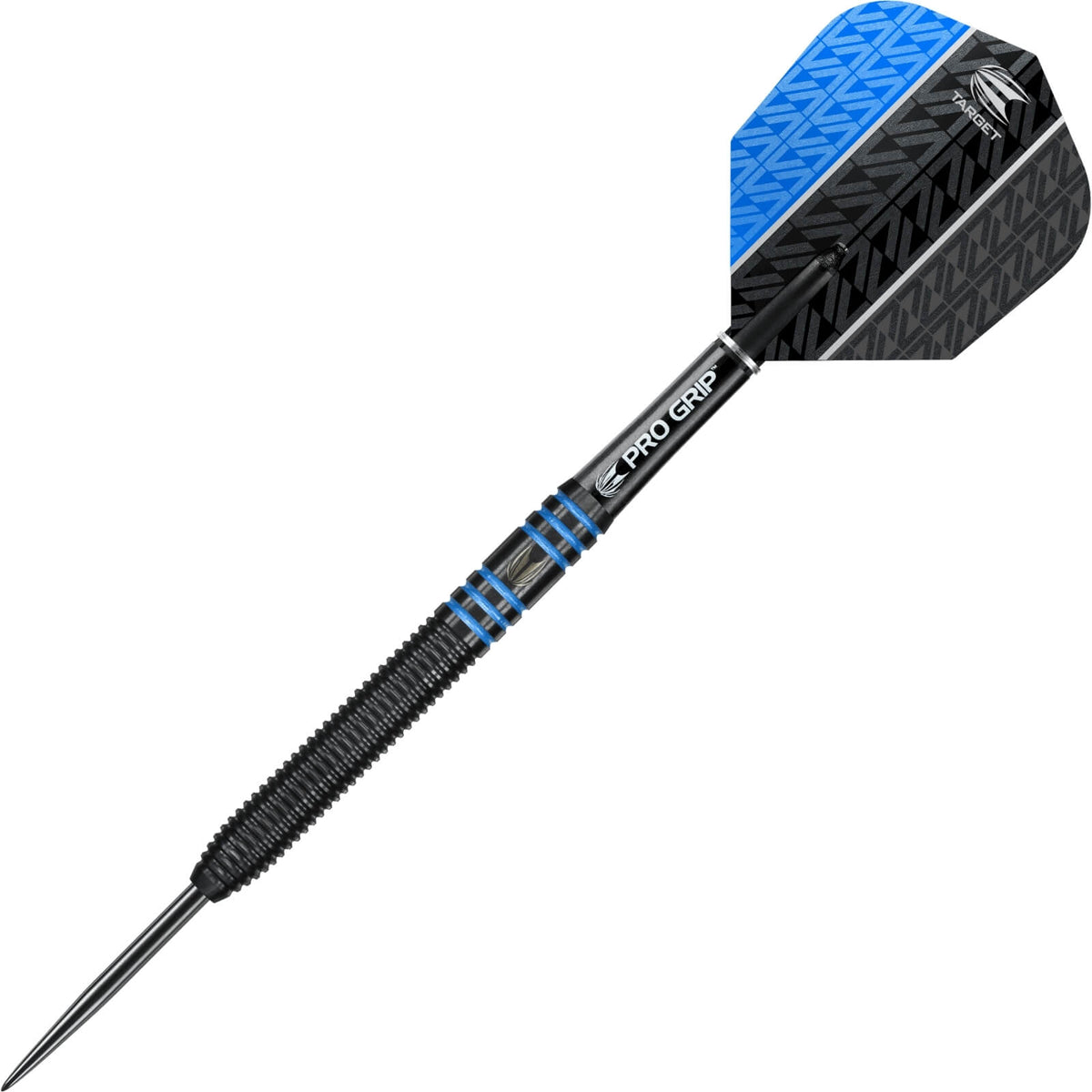 Darts - Target - Vapor 8 Black &amp; Blue Darts - Steel Tip - 80% Tungsten - 22g 24g 