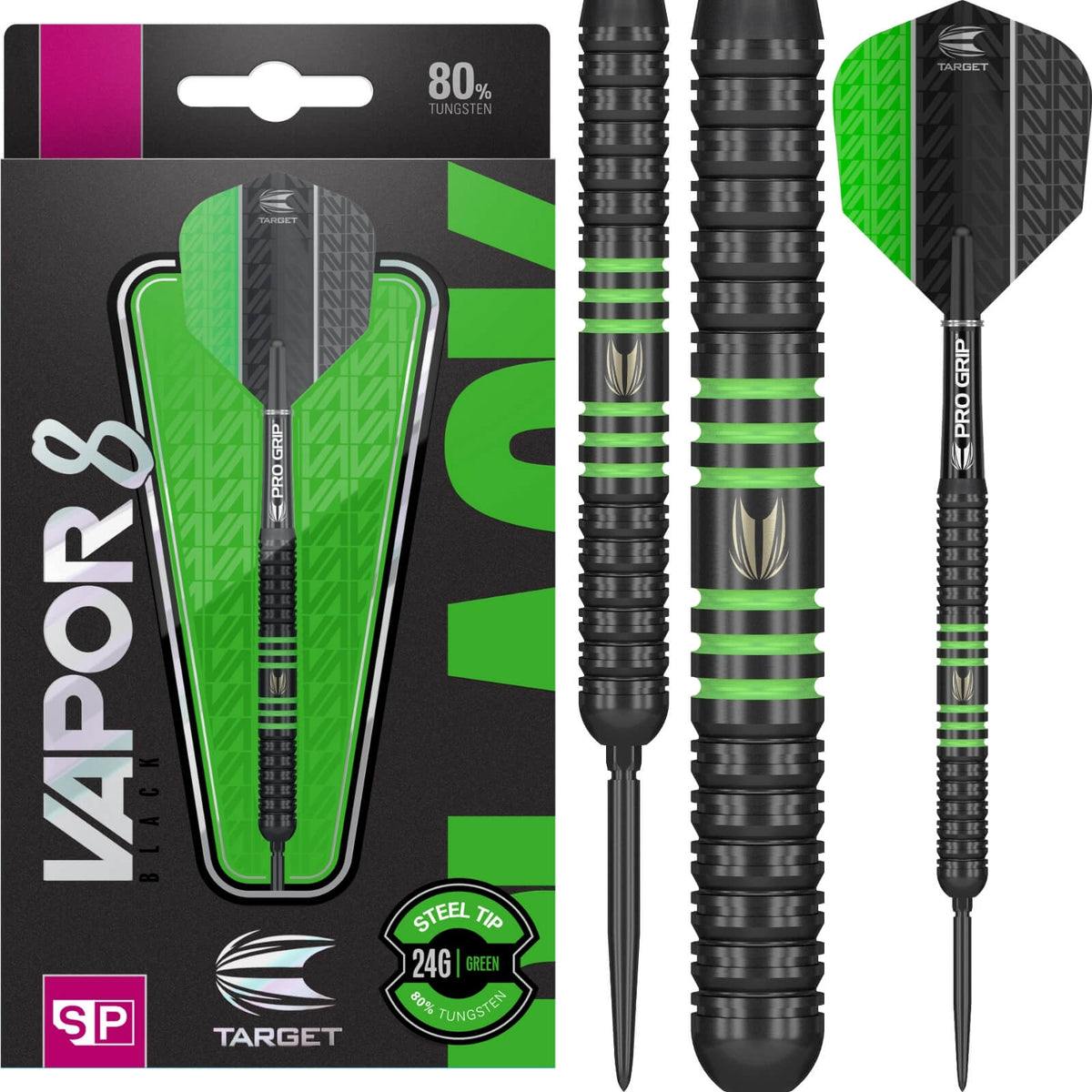 Target Vapor 8 Green SP Darts For Sale | 22g 24g 26g | Avid Darts Shop