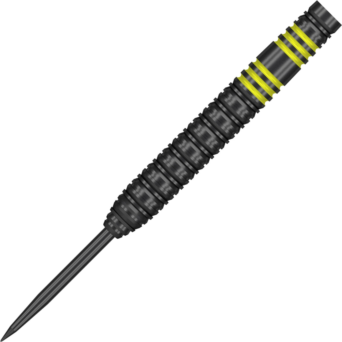 Darts - Target - Vapor 8 Black &amp; Yellow Darts - Steel Tip - 80% Tungsten - 22g 24g 