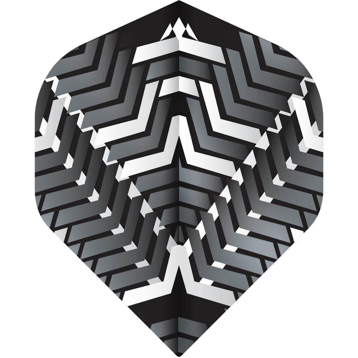 Dart Flights - Mission - Vex - Big Wing Dart Flights White