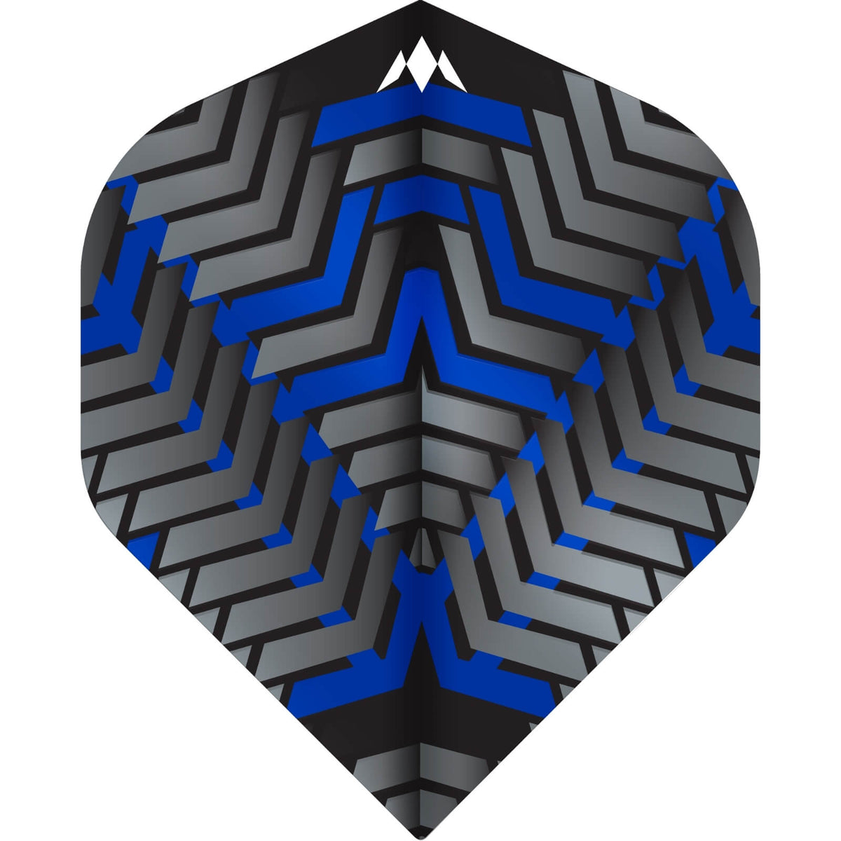 Dart Flights - Mission - Vex - Big Wing Dart Flights Blue