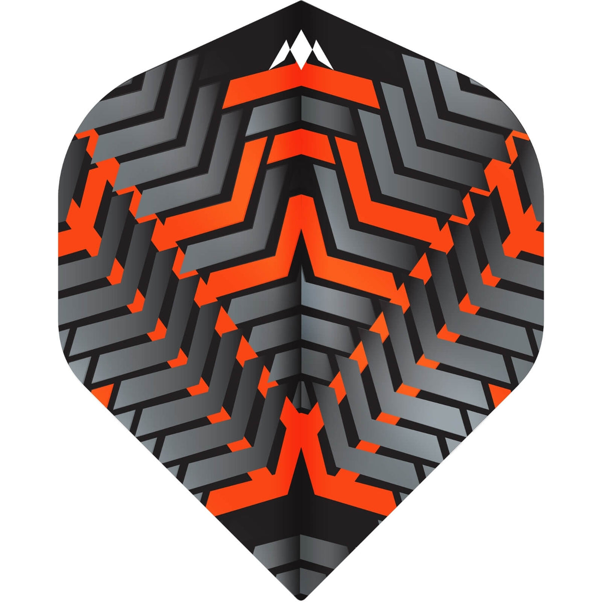 Dart Flights - Mission - Vex - Big Wing Dart Flights Orange