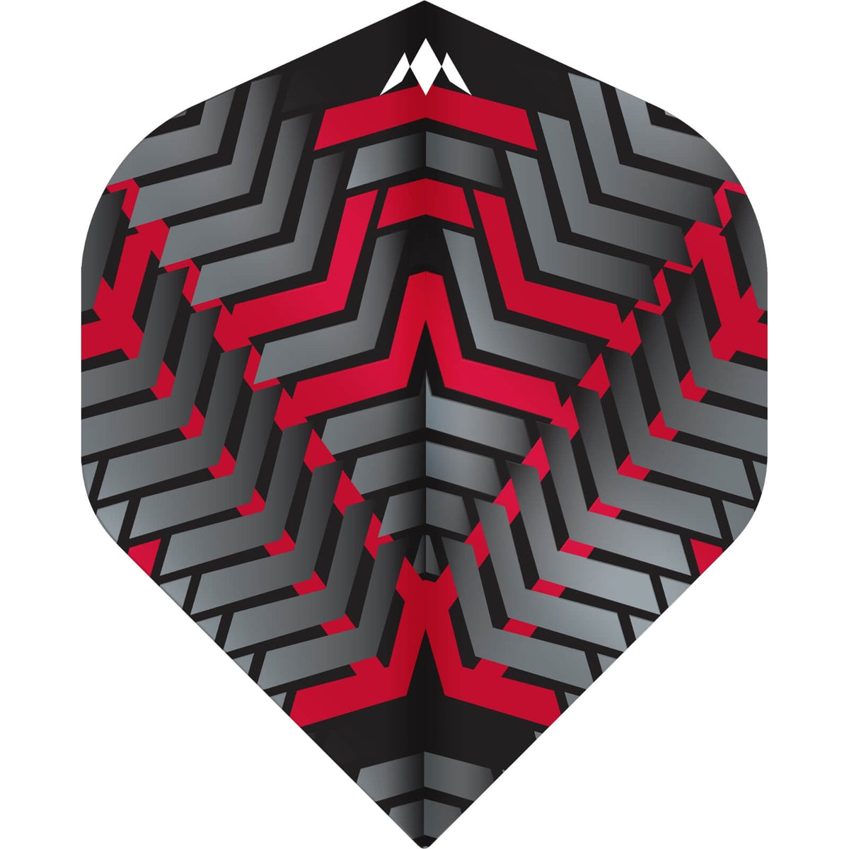 Dart Flights - Mission - Vex - Big Wing Dart Flights Red