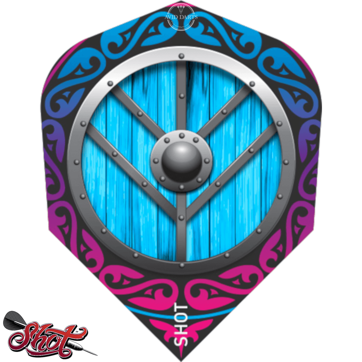 Dart Flights - Shot - Viking - Standard Dart Flights Shield-Maiden