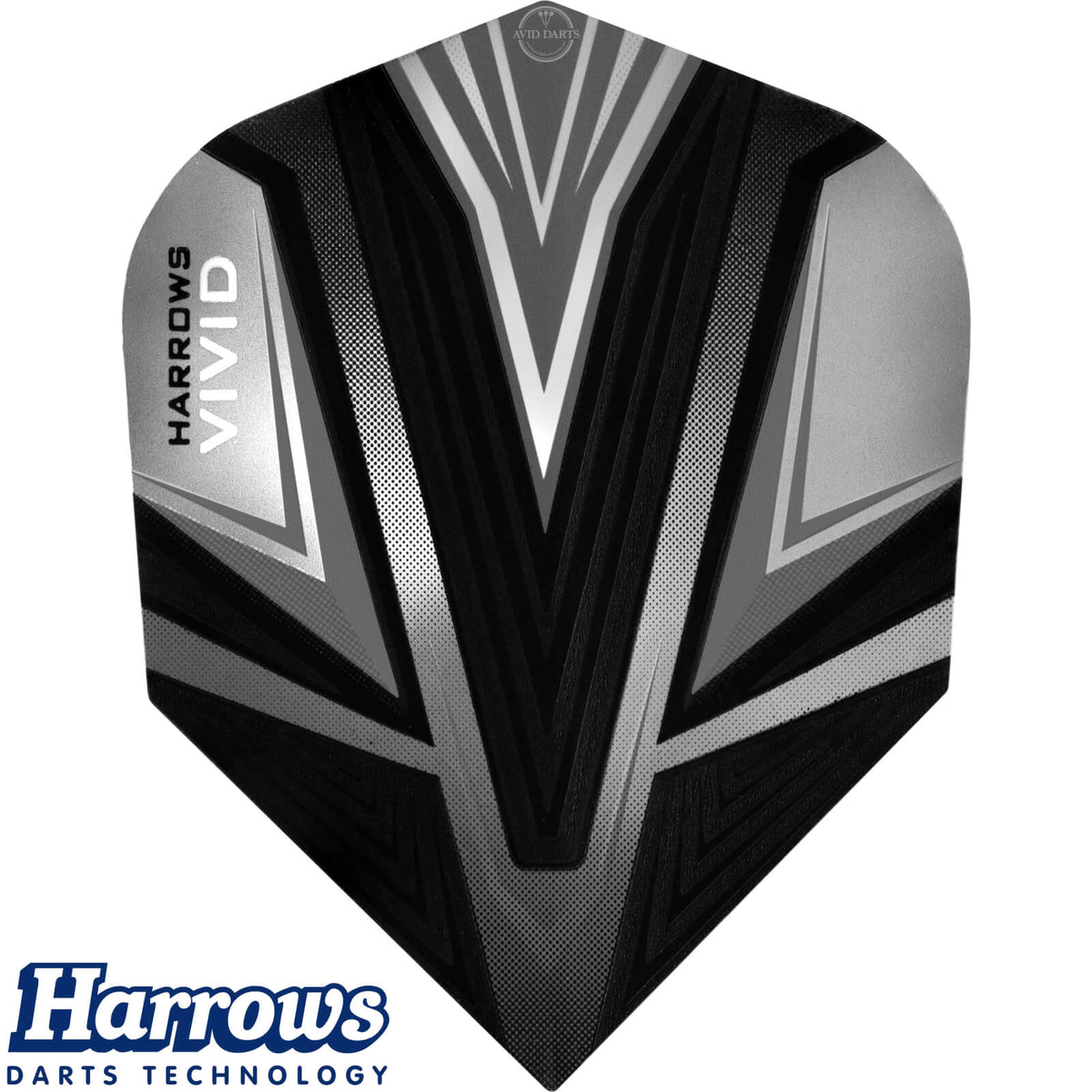 Dart Flights - Harrows - Vivid - Standard Dart Flights Smokey