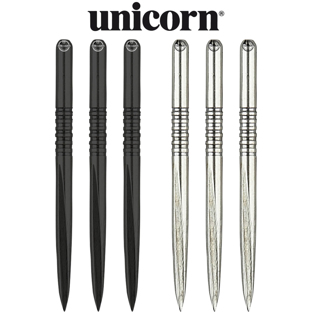 Unicorn - Volute Grooved Dart Points - 36mm -