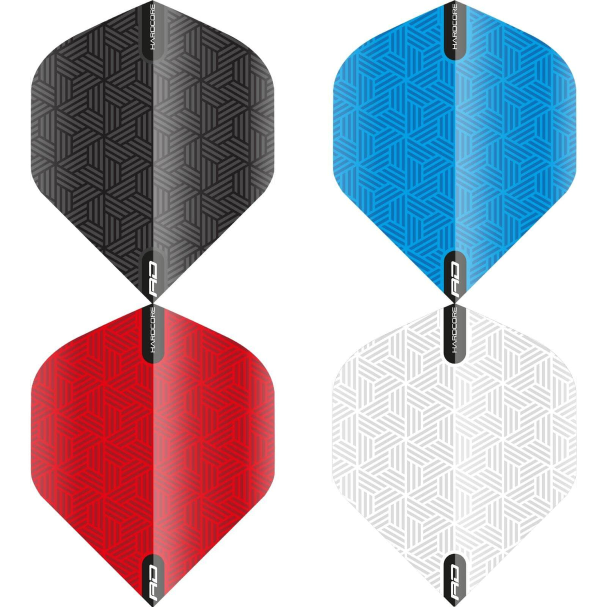 Red Dragon - Hardcore Radical Woven Pattern - Big Wing Dart Flights -