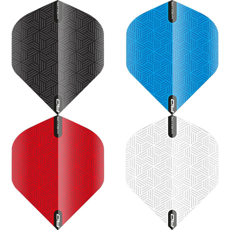 Red Dragon - Hardcore Radical Woven Pattern - Big Wing Dart Flights -