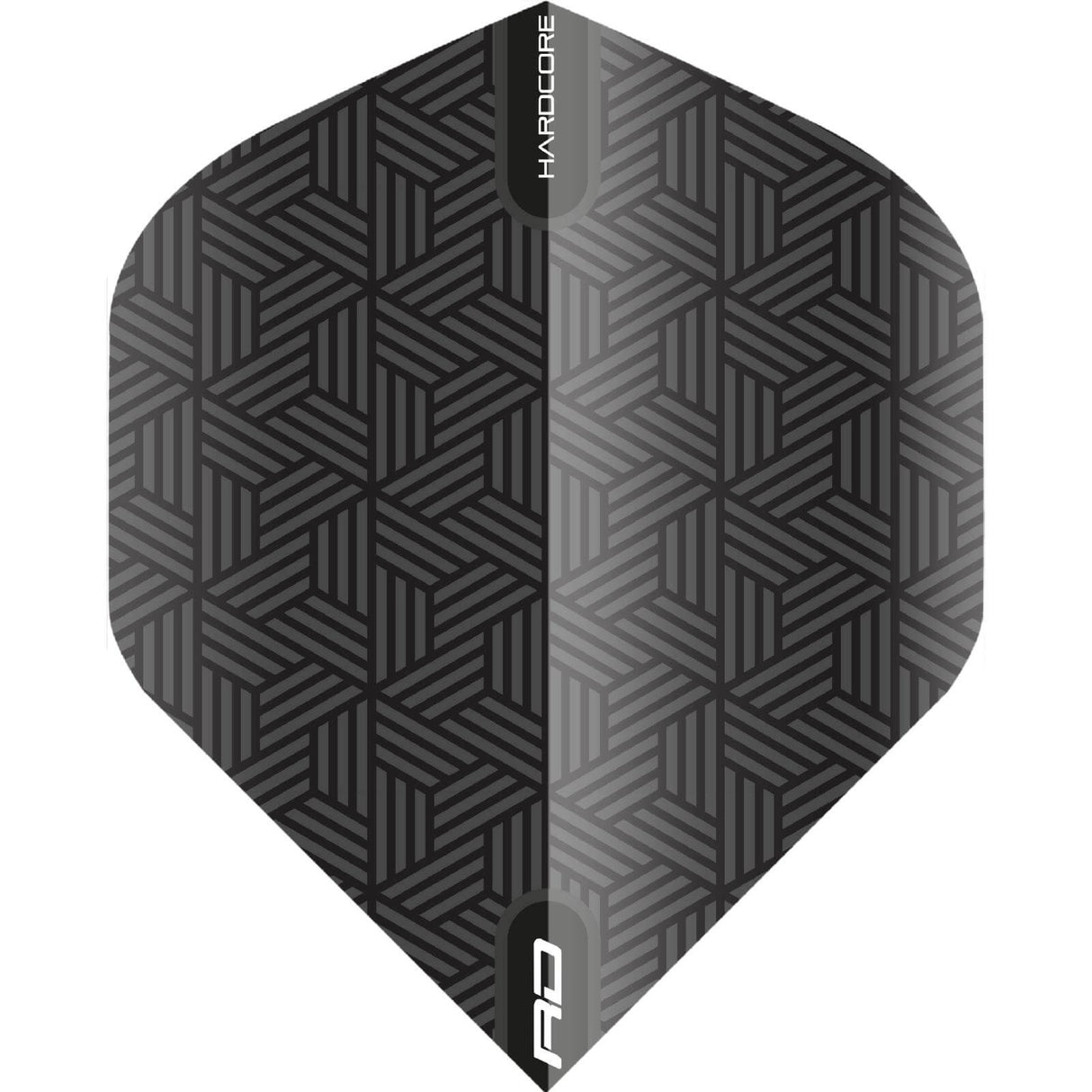 Red Dragon - Hardcore Radical Woven Pattern - Big Wing Dart Flights - Black