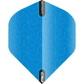 Red Dragon - Hardcore Radical Woven Pattern - Big Wing Dart Flights - Blue