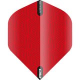 Red Dragon - Hardcore Radical Woven Pattern - Big Wing Dart Flights - Red