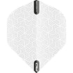 Red Dragon - Hardcore Radical Woven Pattern - Big Wing Dart Flights - White